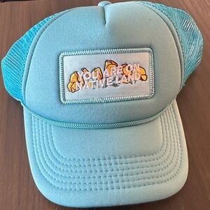 You are on native land Teal/Light Blue Women’s Trucker Hat